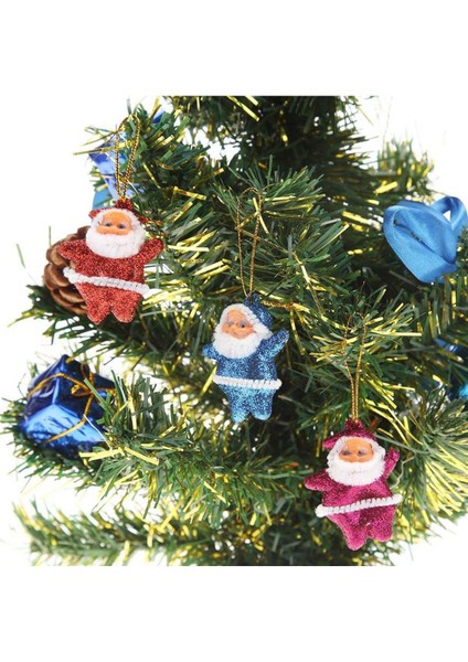 Yılbaşı Çam Ağacı Renkli Noel Baba Süs 6'lı fırsatları