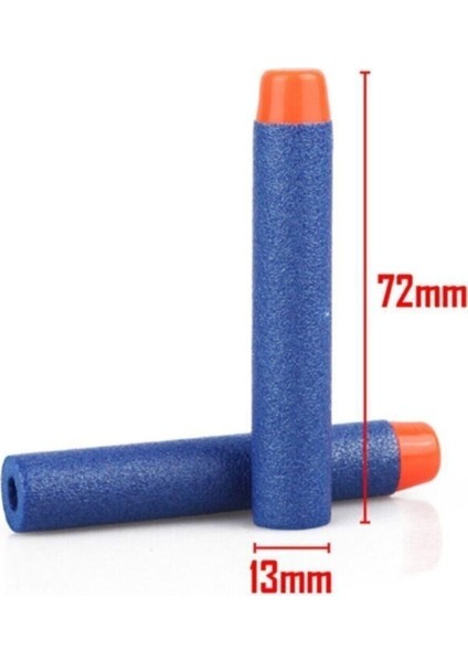 Yumuşak Sünger Mermi 100'LÜ Yedek Mermi Soft Bullet