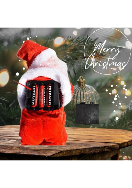 Dans Eden Popo Sallayan Noel Baba Hareketli Müzikli Noel Baba 30 cm fırsatları