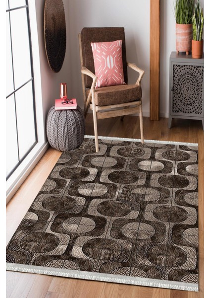 Homier Westa Kalitesi Yıkanabilir Kaymaz Taban Kilim ve Yolluk H-PW-8032