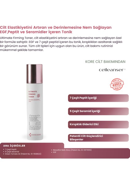 Peptit ve Seramid Kompleksiyle Besleyici ve Derinlemesine Nemlendiren Onarıcı Tonik