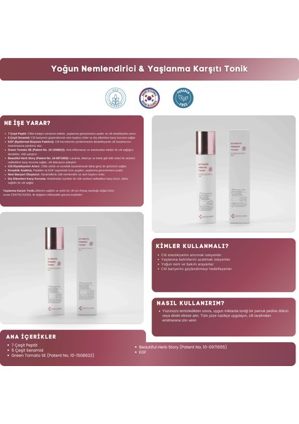 Peptit ve Seramid Kompleksiyle Besleyici ve Derinlemesine Nemlendiren Onarıcı Tonik