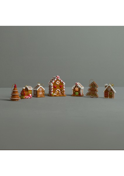 Cookie Pine 7X1X8 cm Ağaç Süsü