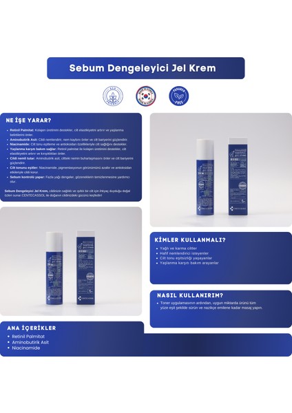Çay Ağacı Özlü Akne Karşıtı, Nemlendirici, Sebum Dengeleyici, Onarıcı Vegan Jel Krem