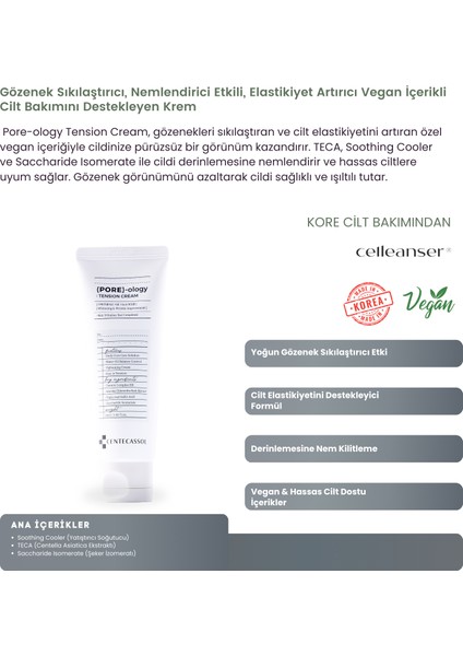 Gözenek Sıkılaştırıcı Nemlendirici Krem: Pore-Ology Tension Cream