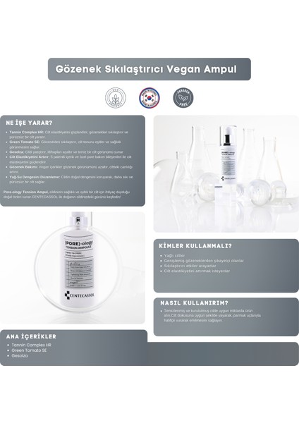 Gözenek Karşıtı ve Yağ Dengesi Sağlayan Yüz Serumu: Pore-ology Tension Ampoule