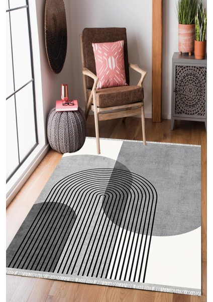 Homier Westa Kalitesi Yıkanabilir Kaymaz Taban Kilim ve Yolluk H-PW-8180A