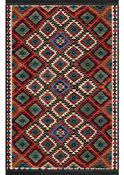 Homier Westa Yıkanabilir Kaymaz Taban Kilim ve Yolluk H-OT-4240