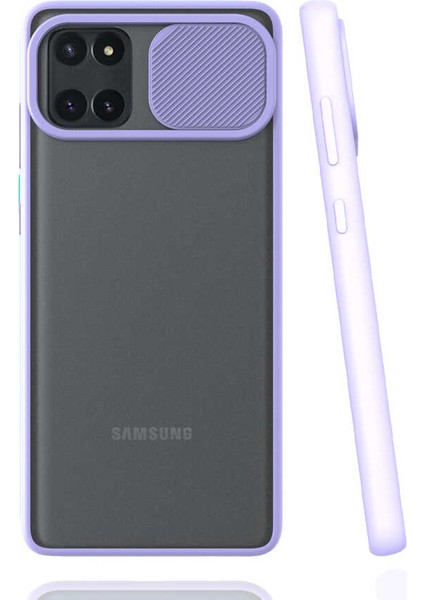 Galaxy A81 (Note 10 Lite) Kılıf Lensi Kapak-Lila