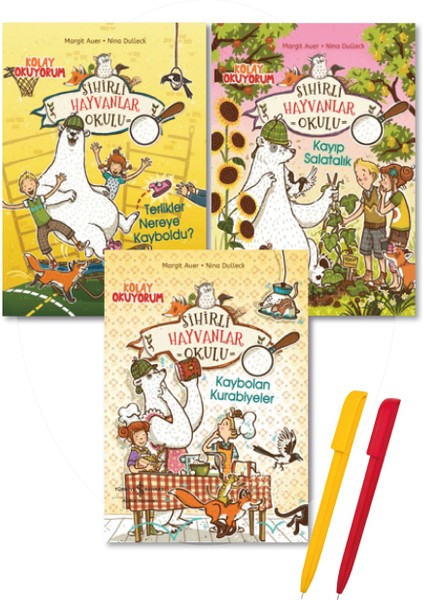 Sihirli Hayvanlar Okulu 3 Kitap - Margit Auer - Alfa Kalem