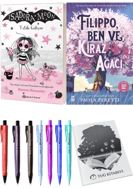 Filippo, Ben ve Kiraz Ağacı ve Isadora Moon 11 Tatile Gidiyor 2'li Set - Kalem