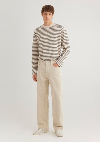 Atlanta Street Ekru Kadife Jean Pantolon 0010305-89111 fiyatları