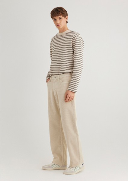 Atlanta Street Ekru Kadife Jean Pantolon 0010305-89111 modelleri