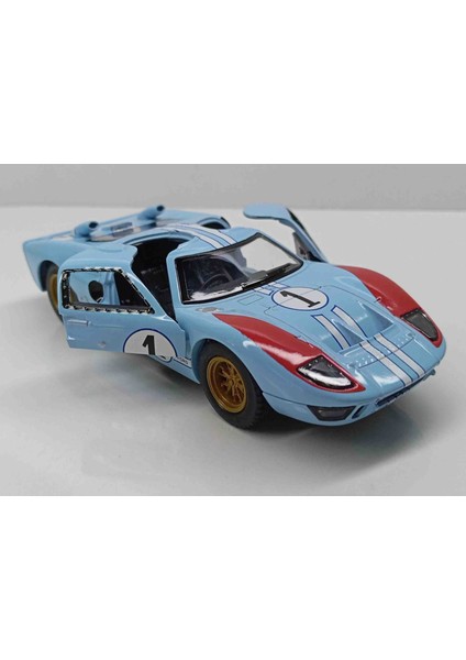 1:32 1966 Ford Gt Mk2 Dt Çek-Bırak Metal Araba