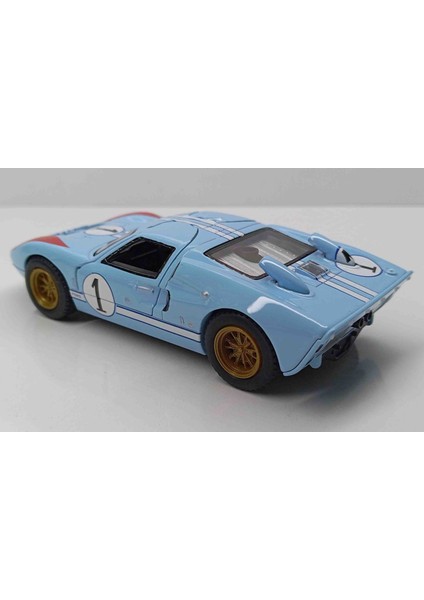 1:32 1966 Ford Gt Mk2 Dt Çek-Bırak Metal Araba