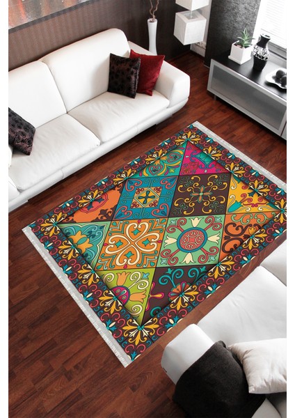 Homier Westa Yıkanabilir Kaymaz Taban Kilim ve Yolluk H-PW-8088A