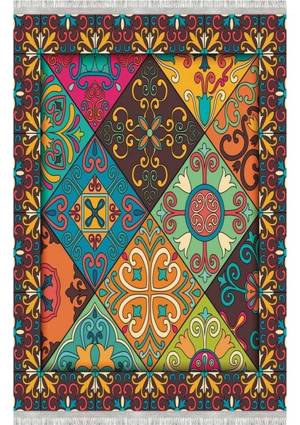 Homier Westa Yıkanabilir Kaymaz Taban Kilim ve Yolluk H-PW-8088A