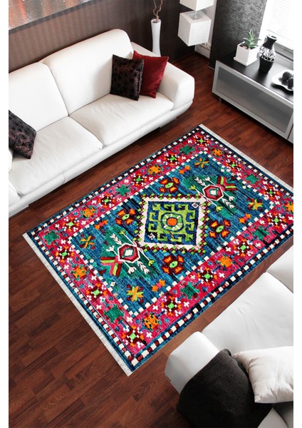 Homier Westa Kalitesi Yıkanabilir Kaymaz Taban Kilim ve Yolluk H-OT-4190A
