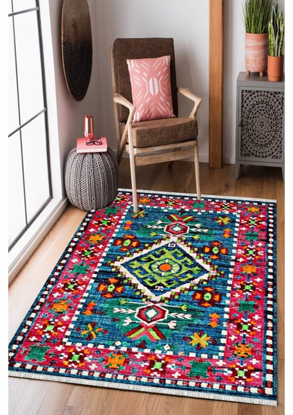 Homier Westa Kalitesi Yıkanabilir Kaymaz Taban Kilim ve Yolluk H-OT-4190A