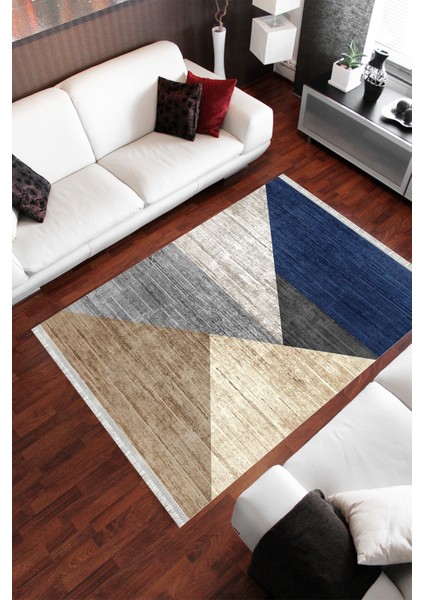 Homier Westa Kalitesi Yıkanabilir Kaymaz Taban Kilim ve Yolluk H-PW-8026C