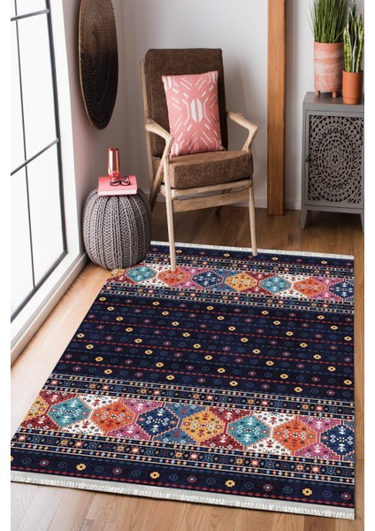 Homier Westa Kalitesi Yıkanabilir Kaymaz Taban Kilim ve Yolluk H-OT-4151B