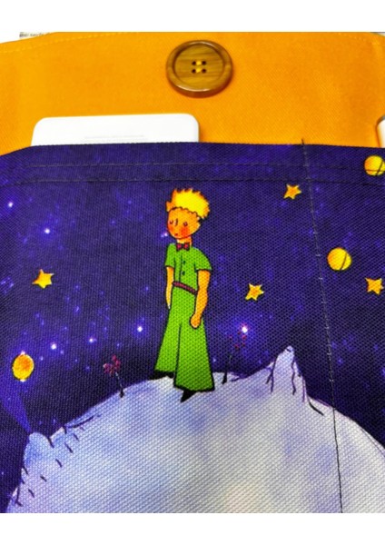 Kitap Kılıfı , Kitap Çantası , Book Bag , Tablet Bag , Book Sleeve , Ebook Bag (Küçükprensvegezegen) modelleri
