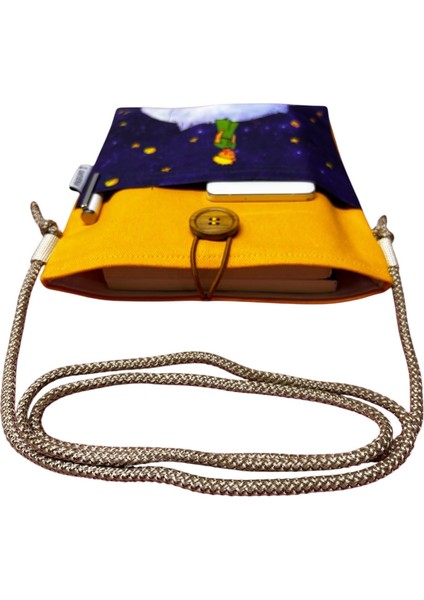 Kitap Kılıfı , Kitap Çantası , Book Bag , Tablet Bag , Book Sleeve , Ebook Bag (Küçükprensvegezegen)