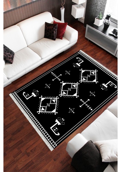 Homier Westa Kalitesi Yıkanabilir Kaymaz Taban Kilim ve Yolluk H-OT-4121C