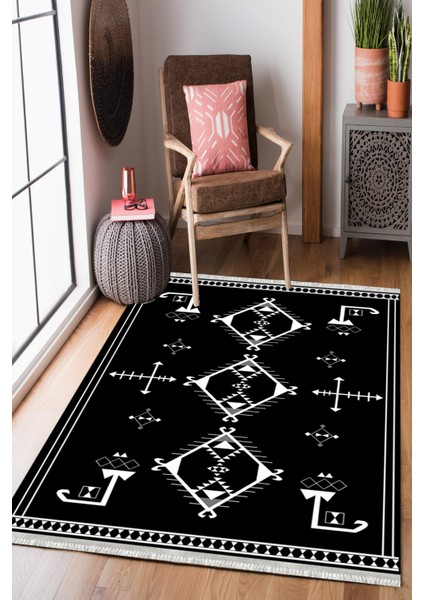 Homier Westa Kalitesi Yıkanabilir Kaymaz Taban Kilim ve Yolluk H-OT-4121C