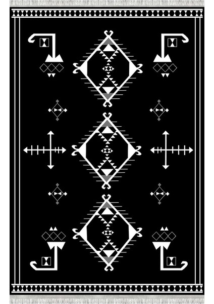 Homier Westa Kalitesi Yıkanabilir Kaymaz Taban Kilim ve Yolluk H-OT-4121C