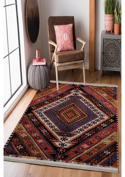 Homier Westa Kalitesi Yıkanabilir Kaymaz Taban Kilim ve Yolluk H-OT-4032A