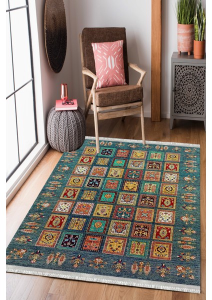 Homier Westa Kalitesi Yıkanabilir Kaymaz Taban Kilim ve Yolluk H-OT-4013A