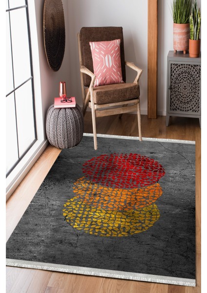 Homier Westa Kalitesi Yıkanabilir Kaymaz Taban Kilim ve Yolluk H-MD-0040B
