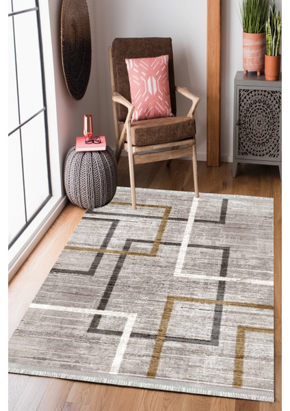Homier Westa Kalitesi Yıkanabilir Kaymaz Taban Kilim ve Yolluk H-MD-0047B