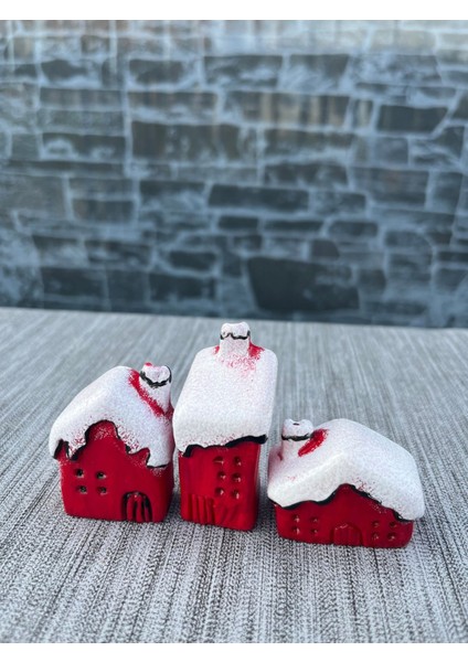 3’lü Karlı Noel Ev
