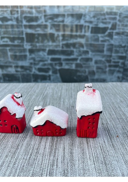 3’lü Karlı Noel Ev
