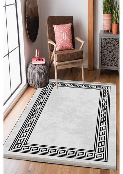 Homier Punto Kalitesi Yıkanabilir Kaymaz Taban Halı Ve Yolluk H-KS-3098