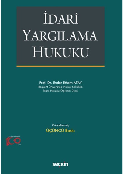 Idari Yargılama Hukuku - Ender Ethem Atay