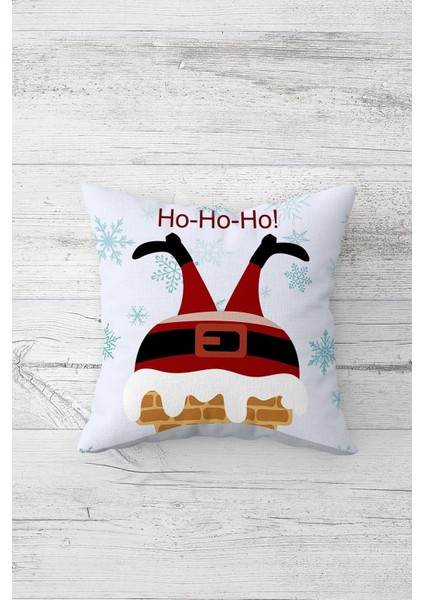 Kırmızı Noel Baba Yılbaşı Kırlent Kılıfı Takımı, 4'lü, Pamuklu, Şık ve Rahat indirimleri