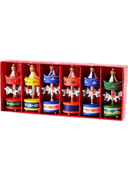 Merry Christmas Ahşap Atlı Karınca Atı Süsler Mini Güzel Ahşap Noel Yıl Başı fiyatları