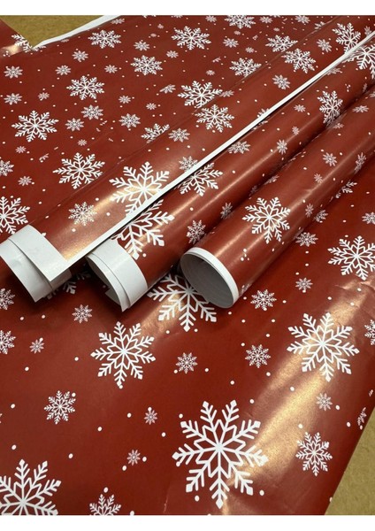 Yılbaşı Noel Hediye Paketleme Kağıdı 70X100 (5 Adet) Pelur Değil fiyatları