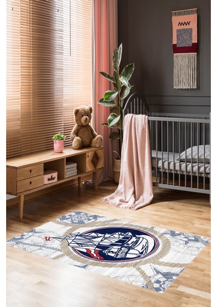 Homier Punto Kalitesi Yıkanabilir Kaymaz Taban Halı Çocuk Odası H-CK-10045A