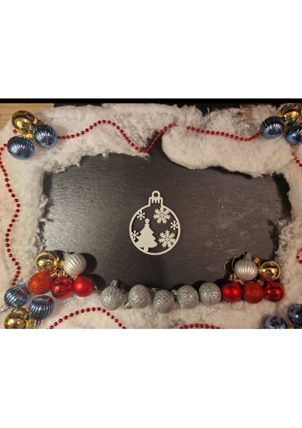 5 Adet Yuvarlak Beyaz Noel Süsü Yeni Yıl Ağacı Yılbaşı Süsü modelleri