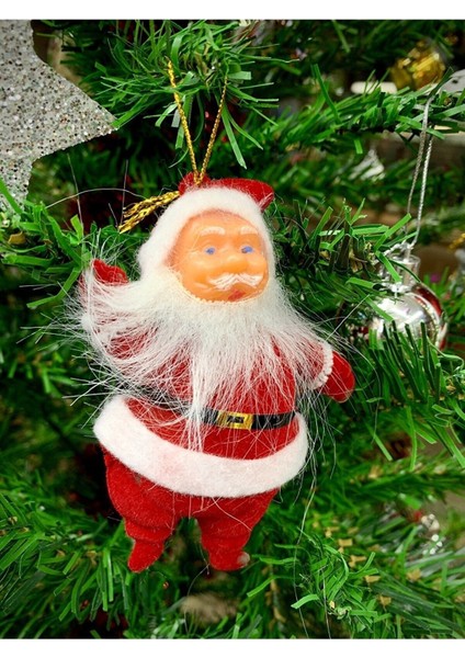 Yılbaşı Ağacı Süsü Büyük Boy Noel Baba, 15 cm, Kırmızı, 1 adet