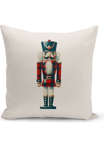 Yılbaşı Serisi Çift Tarafı Dijital Baskılı Kırlent Kılıfı (Christmas Noel Cushion Cover)