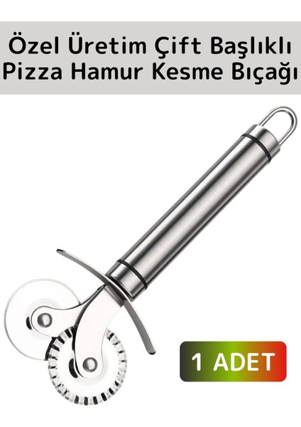 Yüksek Kaliteli Uzun Ömürlü Çift Taraflı Pizza Hamur Kesme Doğrama Şekillendirme Dilimleme Bıçağı
