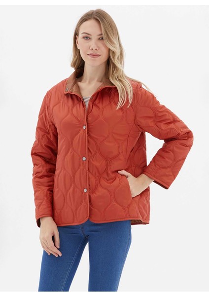 Kiremit Kadın Mont 24KSL6123 modelleri