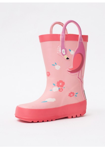 Pembe Kız Çocuk Yağmur Botu