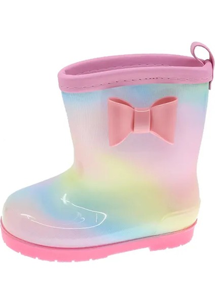 Pembe - Çok Renkli Bebek Yağmur Botu 2194910