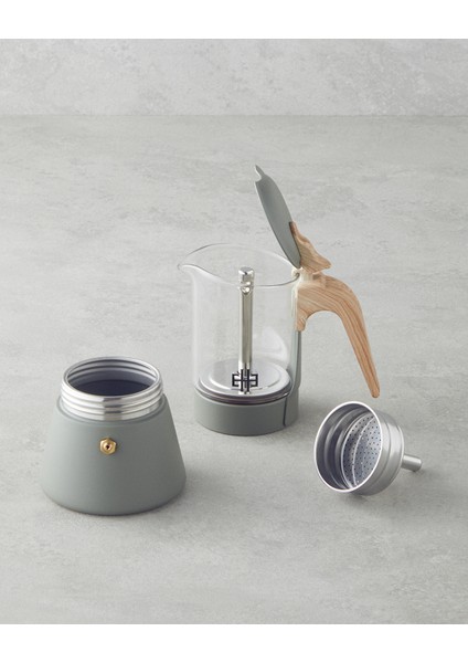 Corazon Paslanmaz Çelik 4 Cup Moka Pot 160 ml Yeşil modelleri